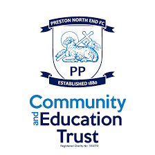 Preston North End Community and Education Trust logo Portrait