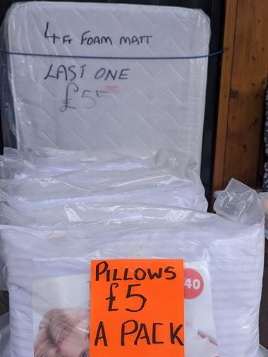 Pillow offer £5 per pack