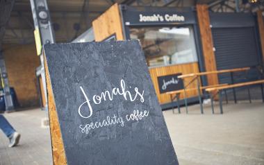 Jonah's Coffee sign