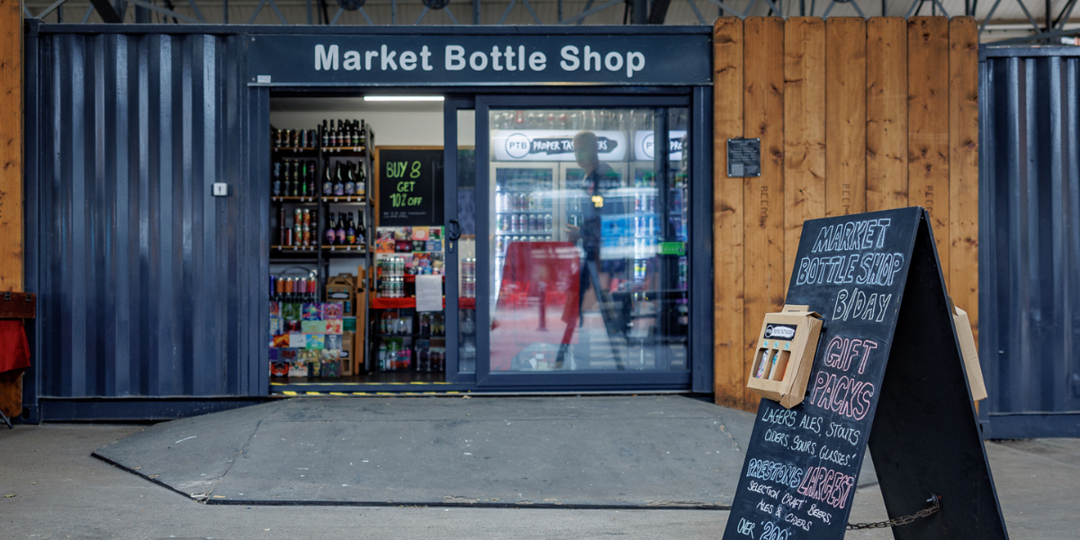 Market Bottle Shop stall